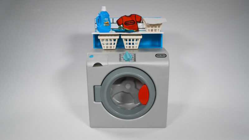 Pretend Play Kitchen-Washer-Dryer
